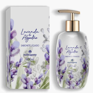 Sabonete Líquido Lavanda & Algodão 450ml Mahogany
