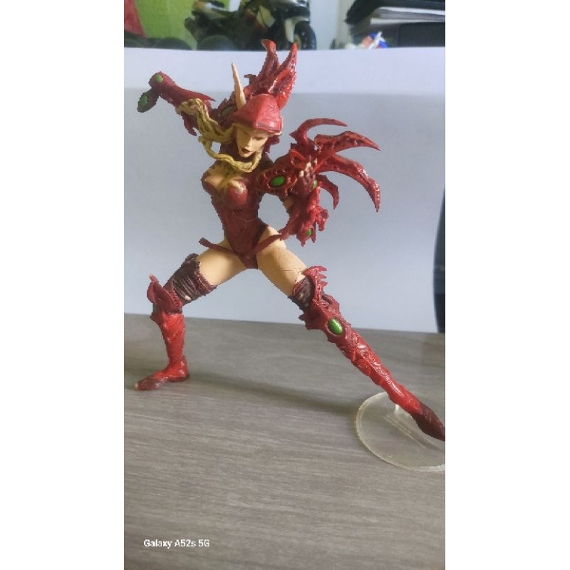 Boneco de entretenimento World Of Warcraft Blood Elf Series 1 2007 Blizzard para Restauração