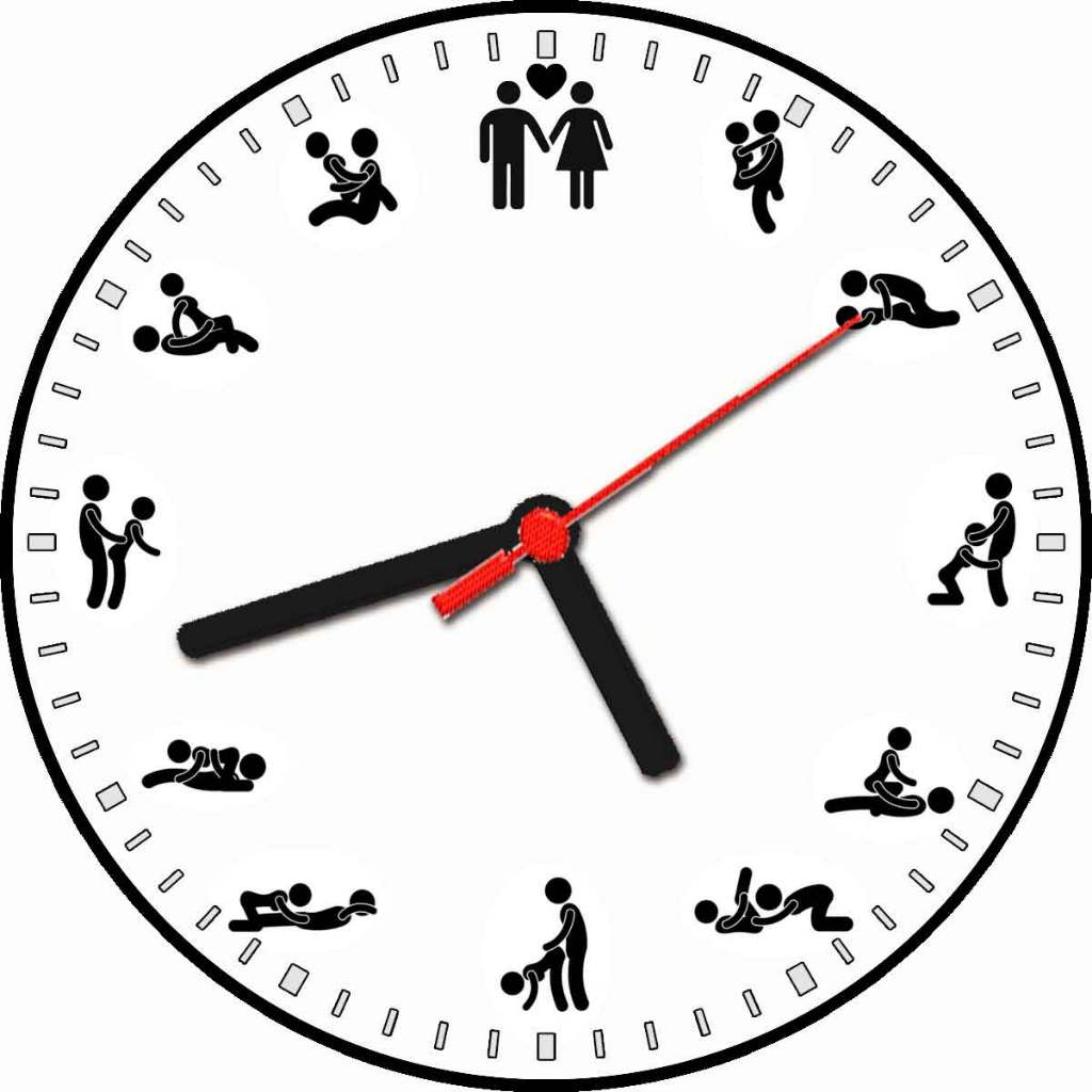 Relógio de parede decoração casa sex shop posições sexual silhuetas -  tamanho 30 cm | Shopee Brasil