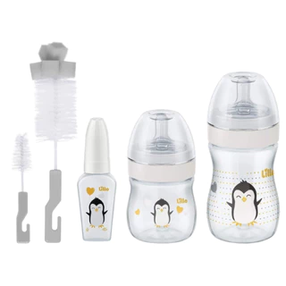 Kit 3 Mamadeiras Lillo com Chuquinha 50/150/240 ml Bico Redondo + Escova de Lavar Mamadeira em Oferta na Shopee