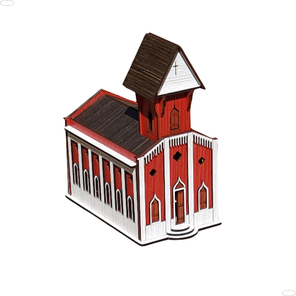 Mini Igreja Decoração Igrejinha Antiga
