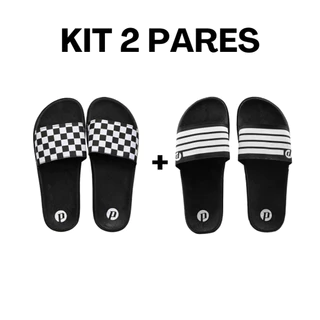 Kit pares Chinelo Masculino Feminino Slide Original Confortável