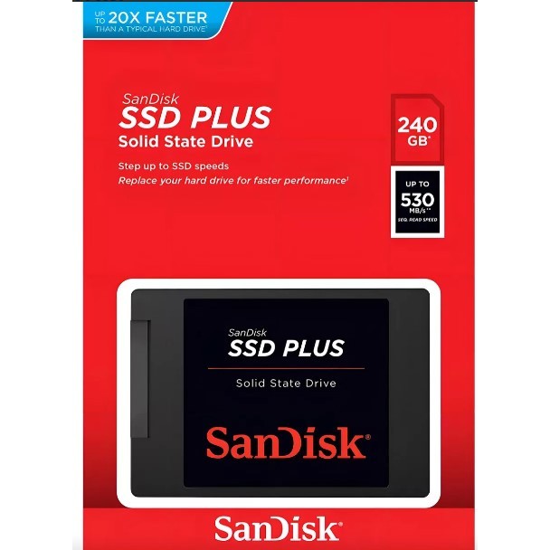SSD Sandisk Plus 480gb em Promoção na Shopee Brasil 2026