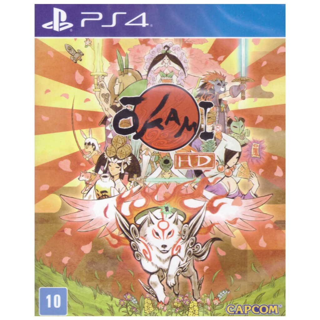Okami HD PS4 BR Midia Fisica