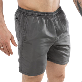 KIT 3 Bermudas Masculinas Lisas Tactel Academia Piscina Praia Caminhada