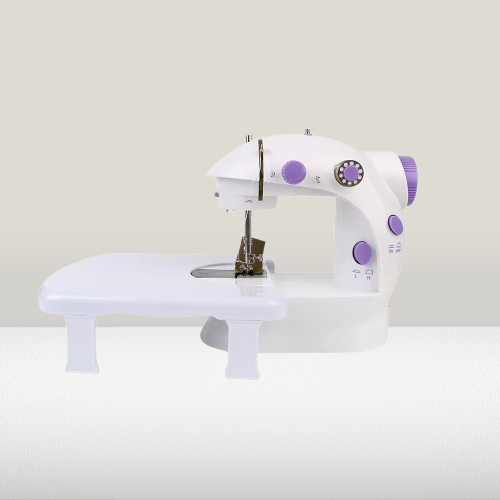 Maquina Costura Com Mesa de Apoio Portátil Elétrica com Pedaleira e Luz / Acompanha Mesa 110\220 w