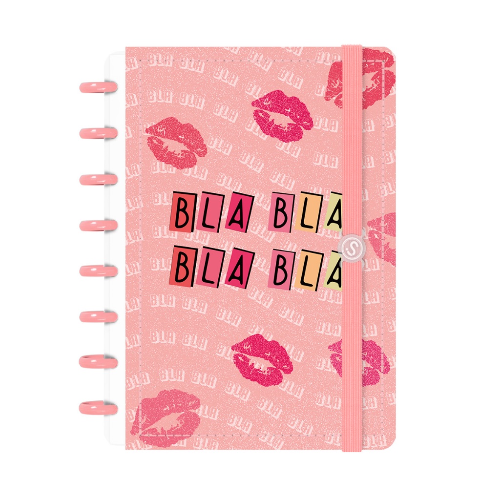 Caderno de Disco Capa Dura ISCOOL Inteligente Euforia Bla Bla | Shopee ...