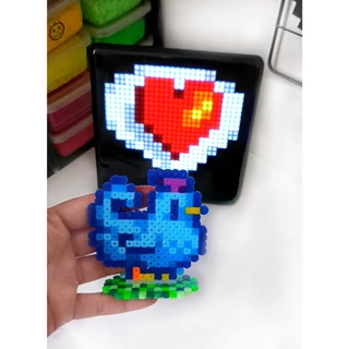 Galinha Stardew Valley ( Totem Colecionável) em pixel arte Artesanal