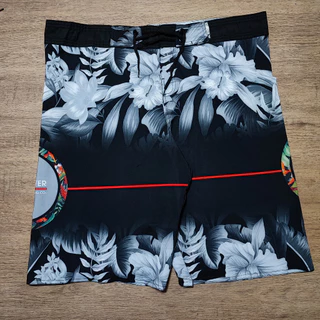 Bermuda Plus Size Elastano Tactel Estampada Mod.01
