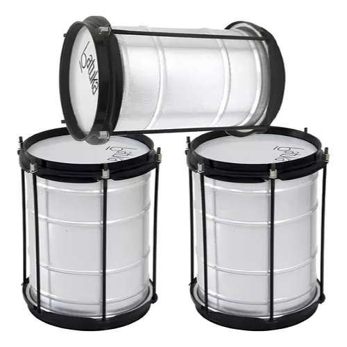 3 Bacurinhas Batuka (2 De 8 Pol + 1 De 6 Pol) Repiniques | Shopee Brasil