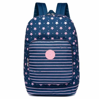 Mochila Escolar Resistente Spector Feminina Moderna Com Listras em Oferta na Shopee