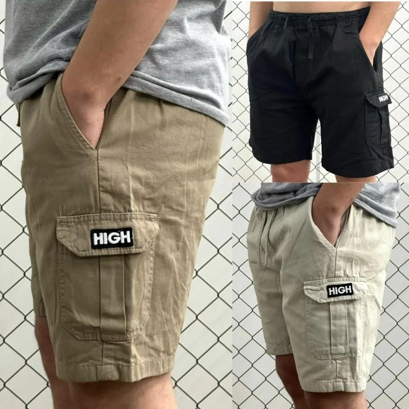 bermuda masculina cargo brim Sarja com bolso lateral PROMOCAO hg