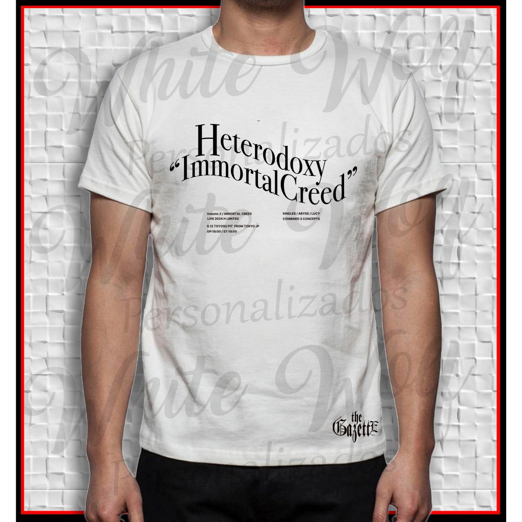 the GazettE＊IMMORTAL CREED TEE / WHITE IMMORTAL CREED TEE / WHITE the GazettE
