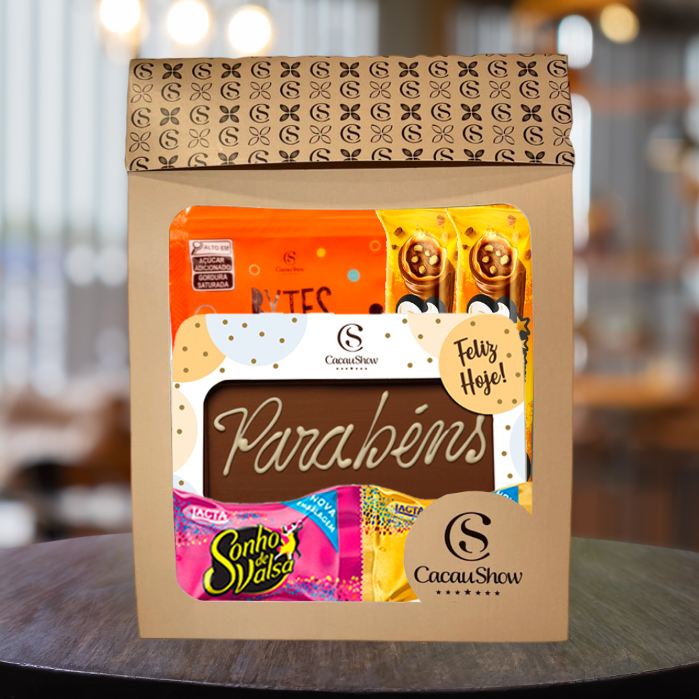 Kit com 6 Chocolates para Presente Cacau Show Aniversário | Shopee Brasil