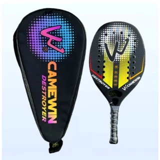Raquete de Beach Tennis Camewin Destroyer Profissional Fibra de Carbono c/ Estojo Case Capa em Oferta na Shopee