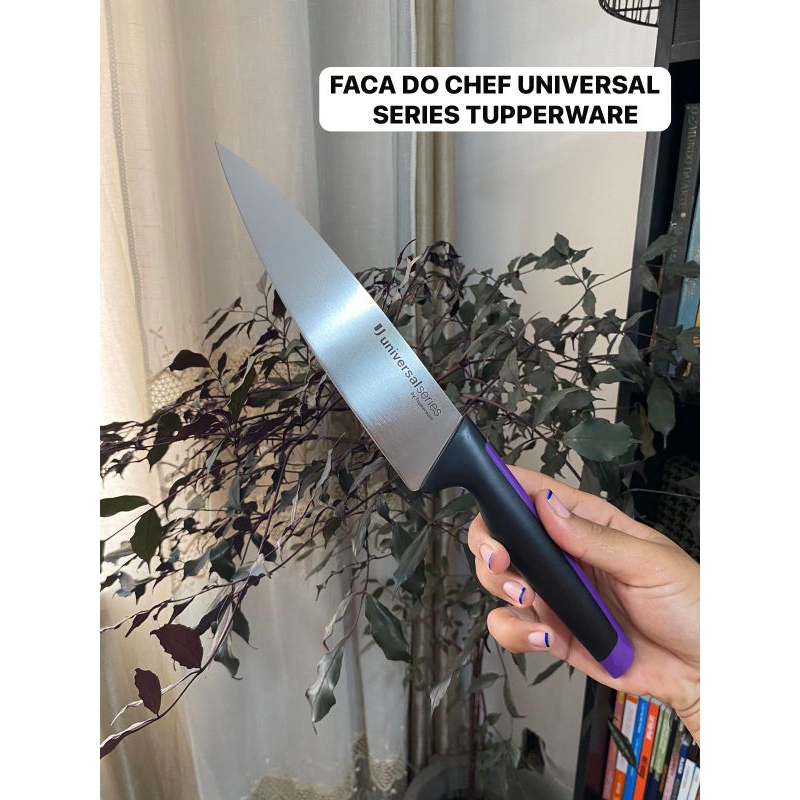 Faca do chef universal series Tupperware | Shopee Brasil