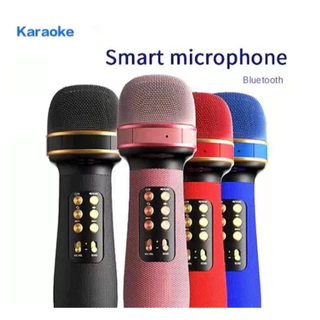 Microfone Karaoke Bluetooth Fm Usb Com Caixa De Som Rádio COIBEU
