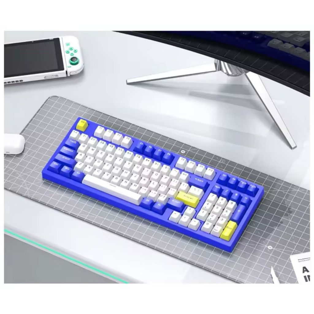 Teclado Gamer Mecânico Blue/Red Switch Rgb Usb Pc Ps4 Xbox Idioma