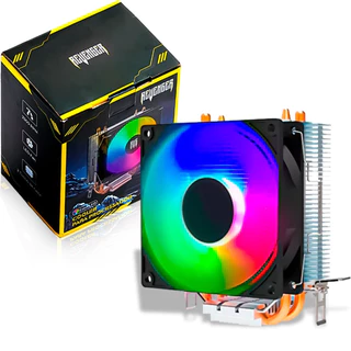CPU Cooler para Processador Intel AMD Gamer Fan RGB Led Revenger G-VR303 Ventilador LGA 115X AM4 AM5 AM3+ FM2