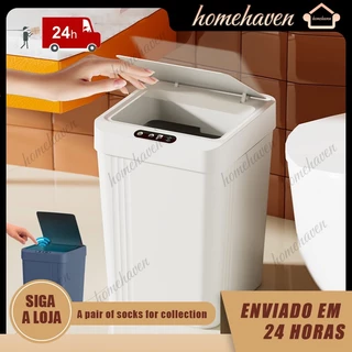 Lixeira com sensor inteligente totalmente automática Lixeira inteligente Lixeira elétrica