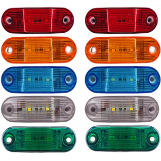 Lanterna Vigia Teto Van Escolar Lateral Bau Caminhão Led Bivolt