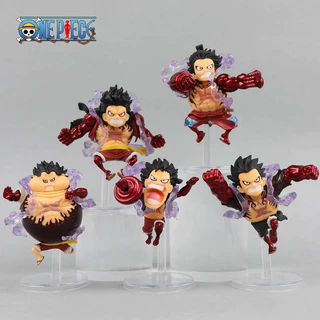 Action Figure Monkey D Luffy Gear 4 One Piece Colecionavel Bonequinho Boneco Miniatura