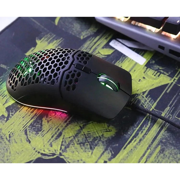 Mouse Delux-M700A, RGB, Com fio USB, 7200DPI Lacrado Original | Shopee ...