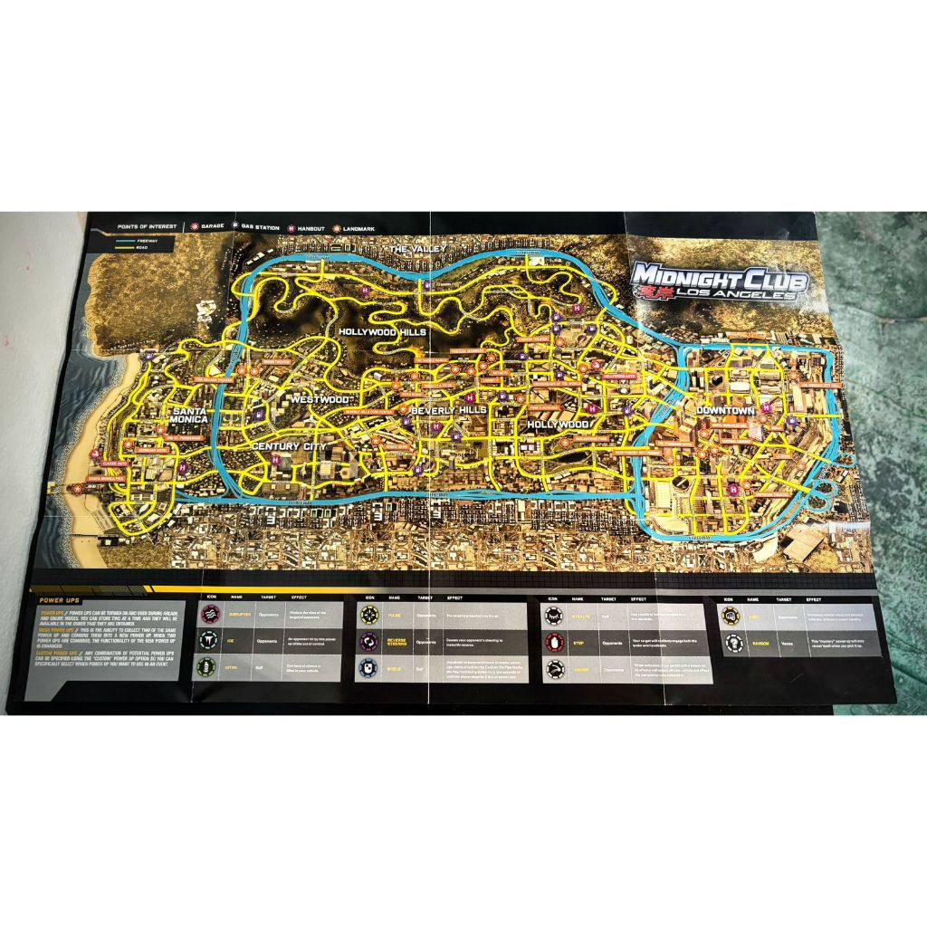 Mapa e Poster Midnight Club | Shopee Brasil