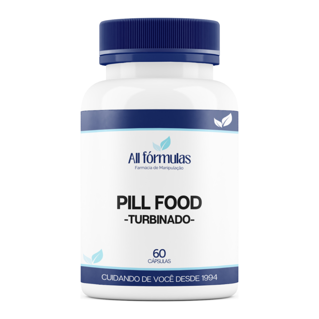 Pill Food Turbinado - 60 Cápsulas - Puro