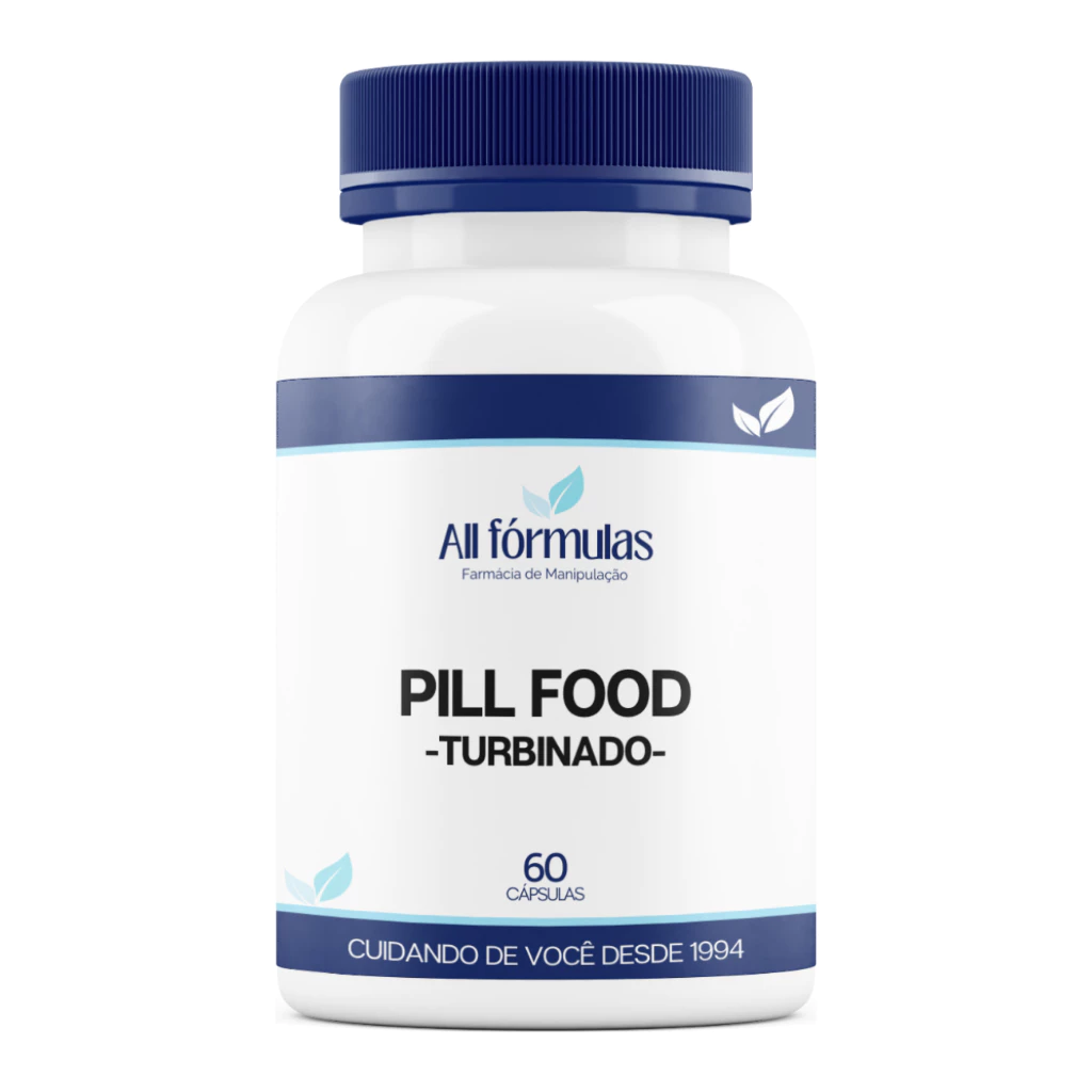 Pill Food Turbinado - 60 Cápsulas - Puro