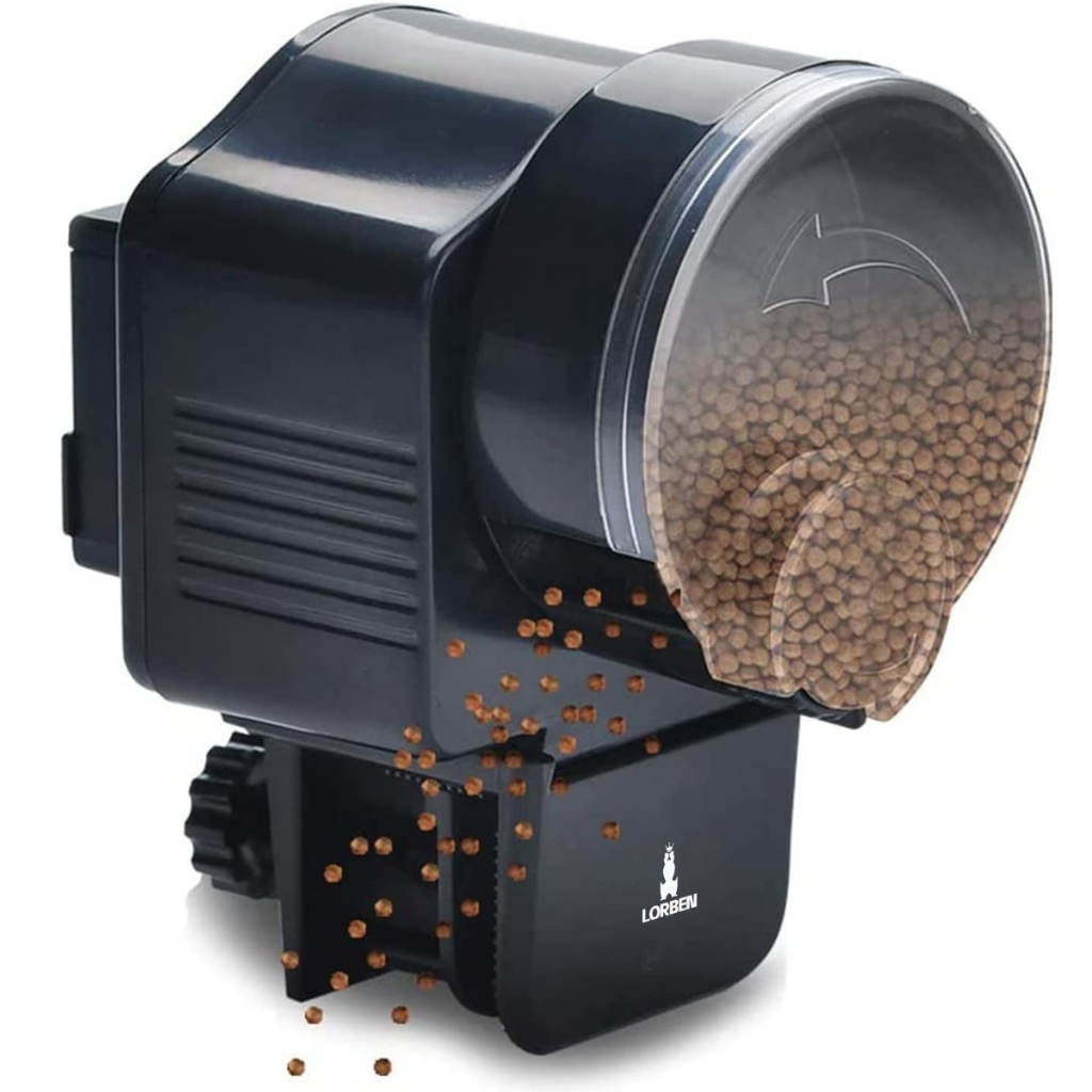 Alimentador Lorben Comedouro Automático de Peixes Aquário a Pilhas AF-2003