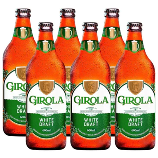 Kit com 6 unidades de Chopp de Vinho Branco White Draft 600ml