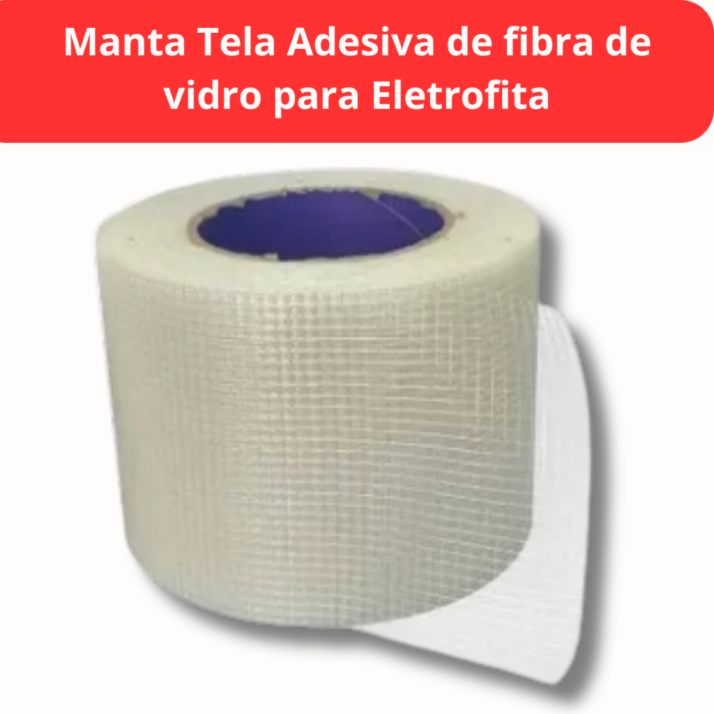 Tela Adesiva de fibra de vidro para Eletrofita- Manta para Eletrofita (1 á 10 METROS)