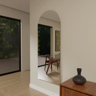 Espelho Grande Orgânico 150cm 170cm Corpo Inteiro Chão Quarto Sala Banheiro Holl Grande Moderno Luxo Lançamento