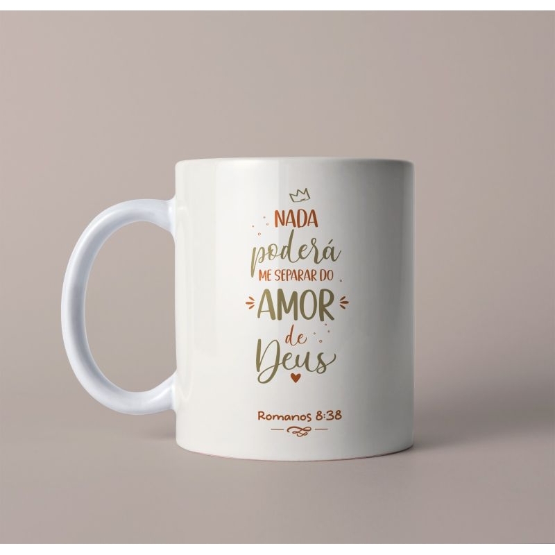Caneca Com Versículo Bíblico | Shopee Brasil
