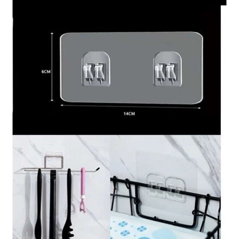 Gancho Auto-Adesivo Para Preteleita de Encaixe