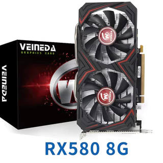 Radeon AMD RX 580 8GB VEINEDA Placa De Video GDDR5 256Bit 8Pin PCI-E 3.0