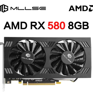 Radeon AMD RX 580 8GB MLLSE Placa De Video GDDR5 256Bit 8Pin PCI-E 3.0