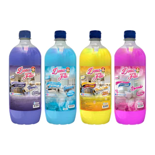 Limpador Perfumado Diversas Fragrâncias com Querosene 1L Dona Filó em Oferta na Shopee