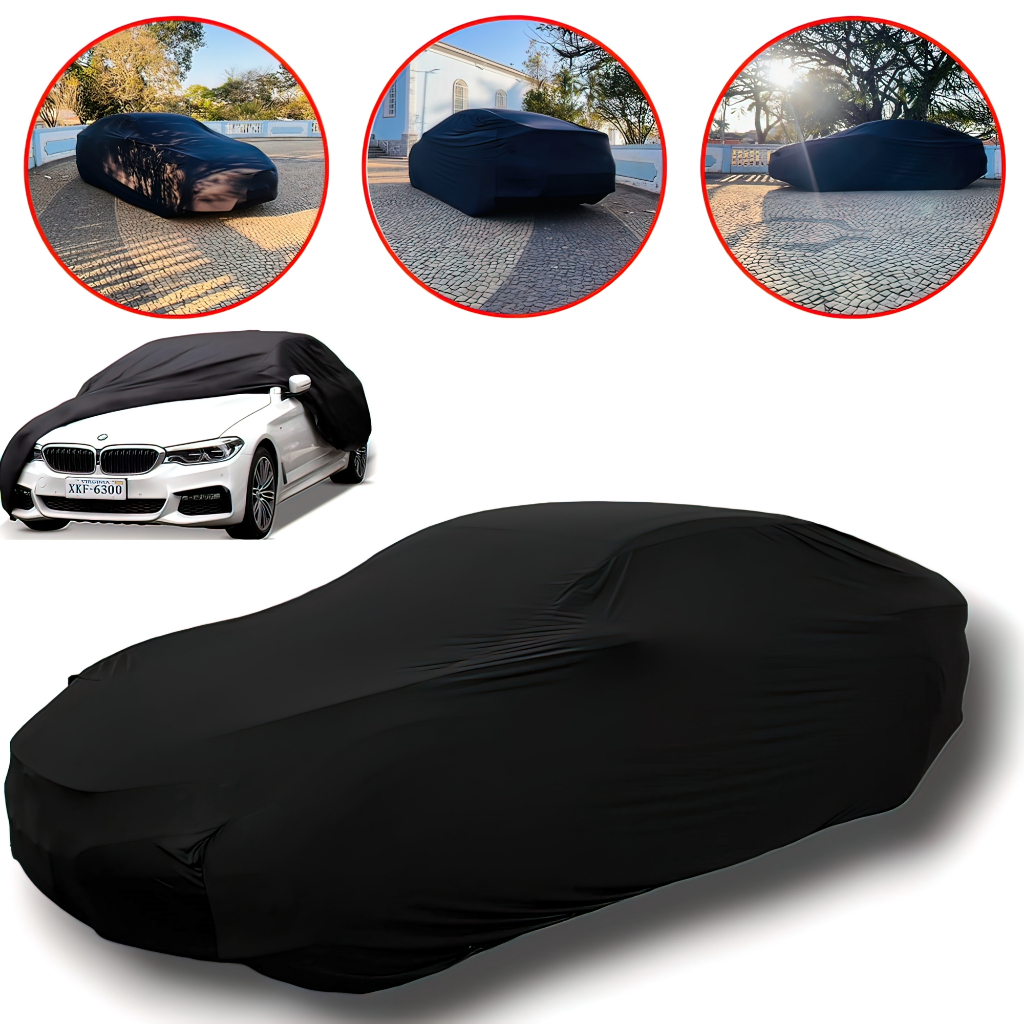 Capa de Cobrir Carro Tecido Helanca Lycra Proteção UV Não Risca P M G