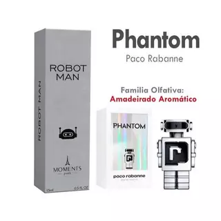 Robot Man - Perfume de Bolso Masculino 15ml Moments Paris