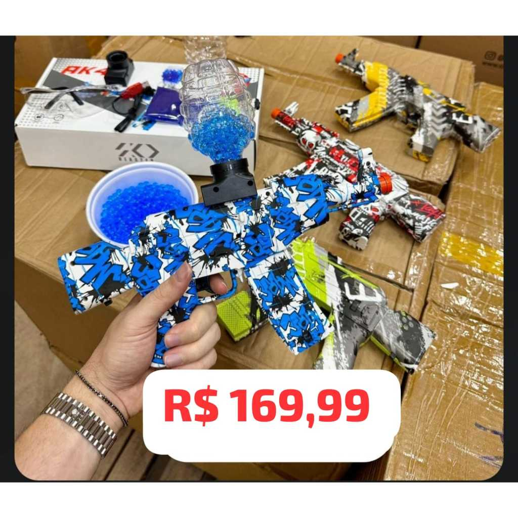 Arma de Gel + Refil Brinde 🔫🧊