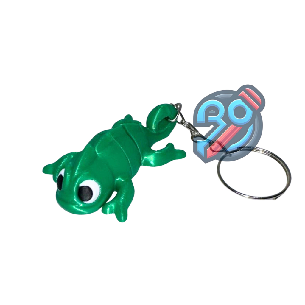 Chaveiro Articulado Fofo - Camaleão Pascal Enrolados | Shopee Brasil
