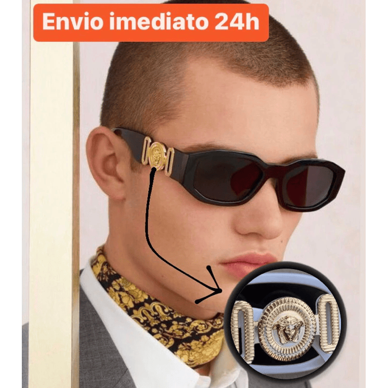 Óculos De Sol Krawk Medusa Moda Trap Hip Hop Proteção UV400