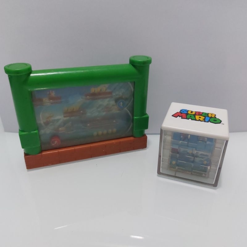 Labirintos super Mario Bros (colecionáveis McDonald's) | Shopee Brasil