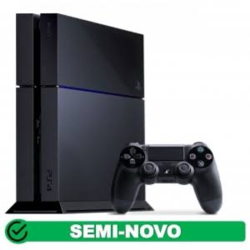 Ps4 Fat Seminovo +Jogo C/ Garantia