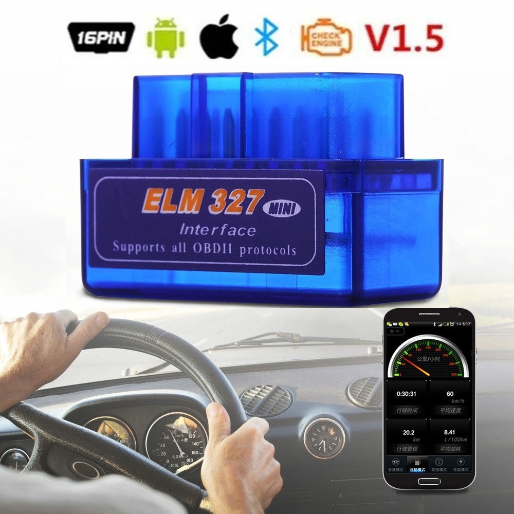 Scanner Automotivo Elm327 V1.5 Bluetooth Obd2 Display Detecção De