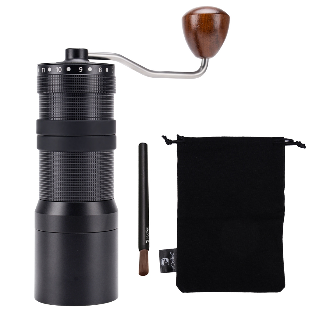 Icoffee Moedor Café Manual M5 Preto 40g Profission Com Caixa