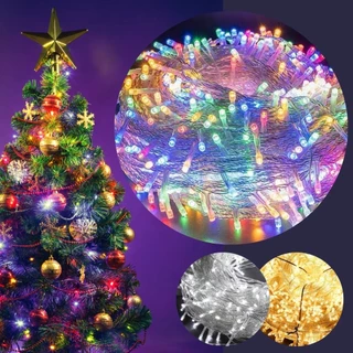 Pisca Pisca Led para Decoração de Natal - 100 Luz Leds Coloridos/Brancos - 10 metros