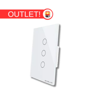 Interruptor 3 Botões Touch Wifi Alexa Smart
